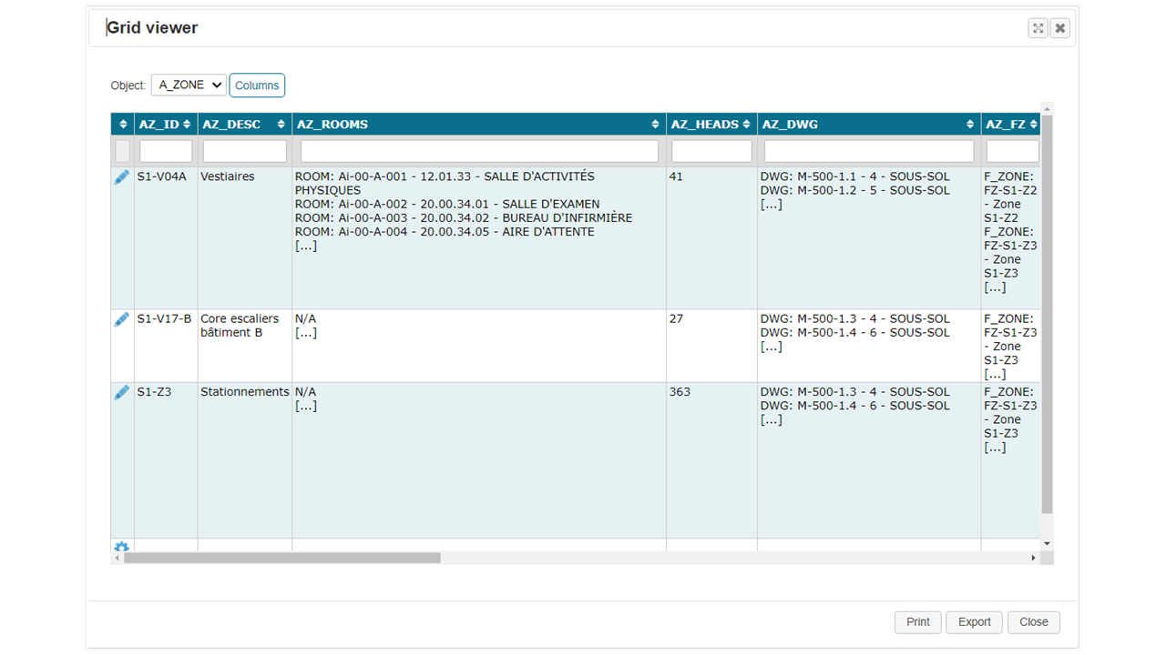Spreadsheet like editable grid view