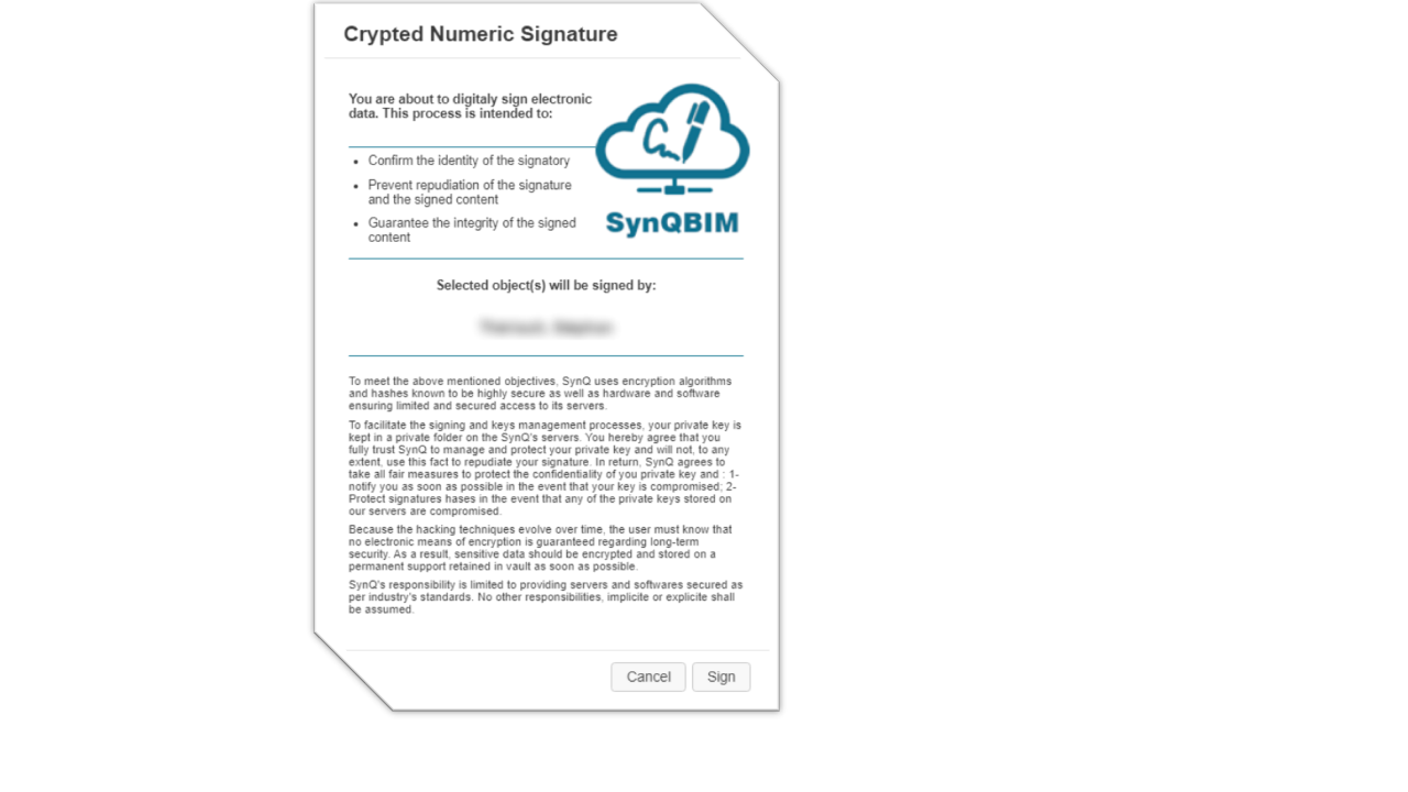 Encrypted numeric signatures